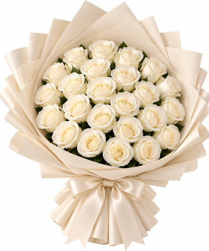 White Rose Bouquet