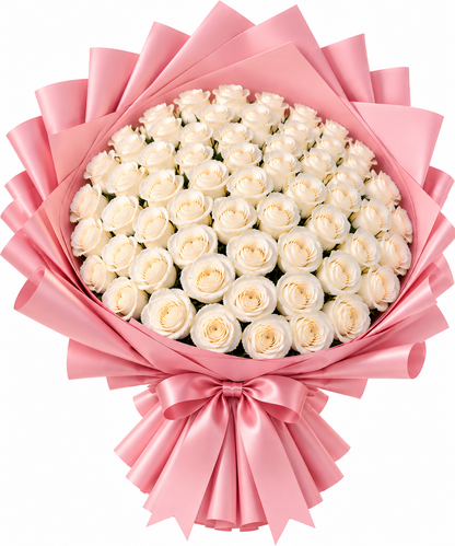 White Rose Bouquet