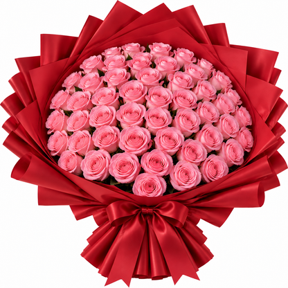 Pink Rose Bouquet