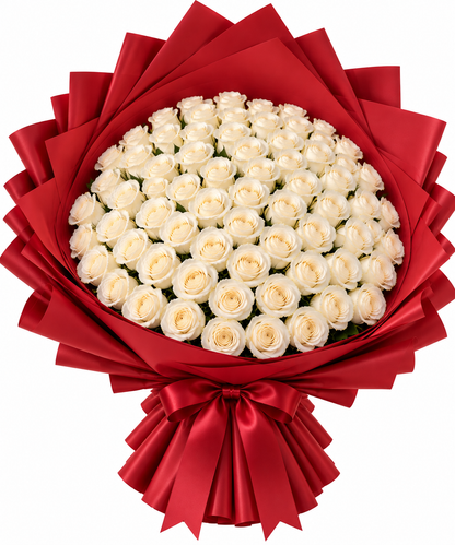 White Rose Bouquet